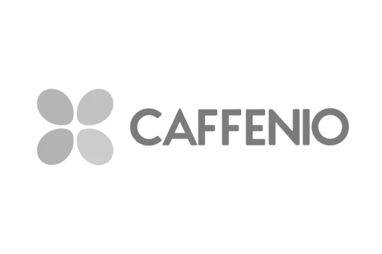 Logo del cliente Caffenio para pines personalizados en Costa Rica