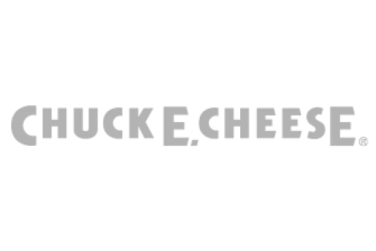 Logo del cliente Chuck E. Cheese para pines personalizados en Costa Rica
